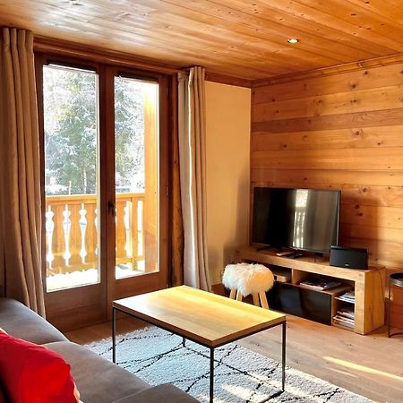 Chic And Cosy Apt With Balcony In Megève Exterior foto